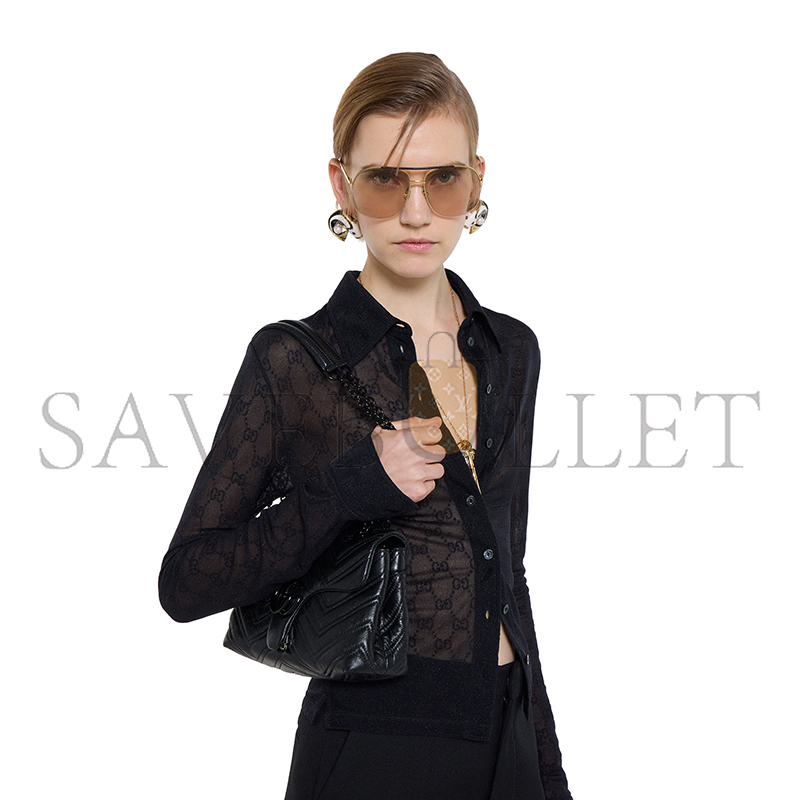 GUCCI GG MARMONT SMALL SHOULDER BAG 855371 (23*17*9cm)